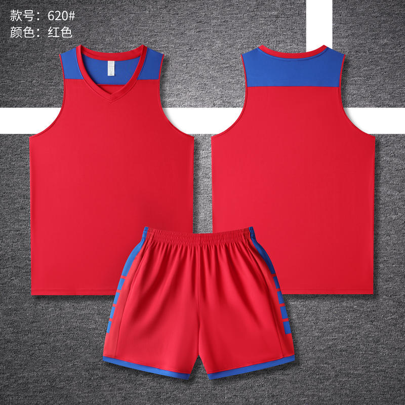 New American basketball jersey set Summer camp adult children s quick-drying jersey Game training basketball jersey 3XS