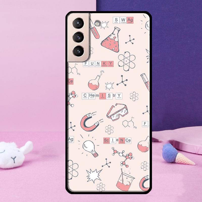 Biology and Chemistry Phone Case For Samsung Galaxy S24 Ultra S25 Ultra S9 S10 S20 S21 S22 Plus S23 S24 FE Cover