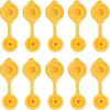 10 Pcs Yellow Fuel Gas Can Vent Cap Replacement for Plastic Gas Cans, Fuel Gas Can Jug Vents/Cap