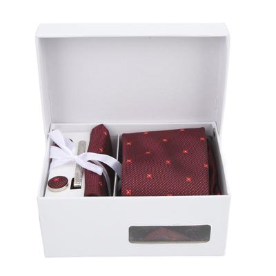 Mens Tie Exquisite Soft Men"s Business Formal Wear Dress Shirt Tie Decoration Gift Box SetK08