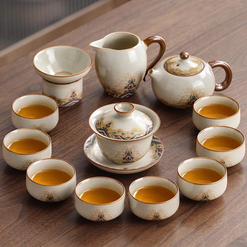 Ru Kiln Ceramic Gongfu Tea Set