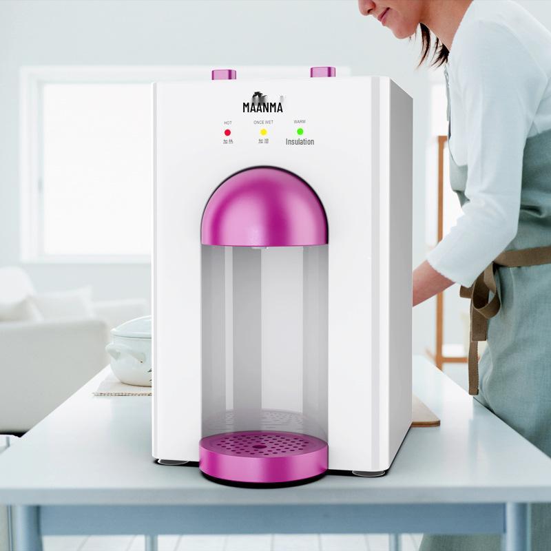 Ningbo Mini Desktop Water Machine: Hot & Cold Water Dispenser with Small Refrigerator
