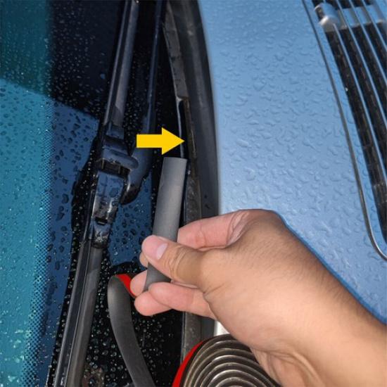 1.8M 0.70Inch Rubber Seal Strip Trim For Car Front Windshield Plastic Panel HOOD
