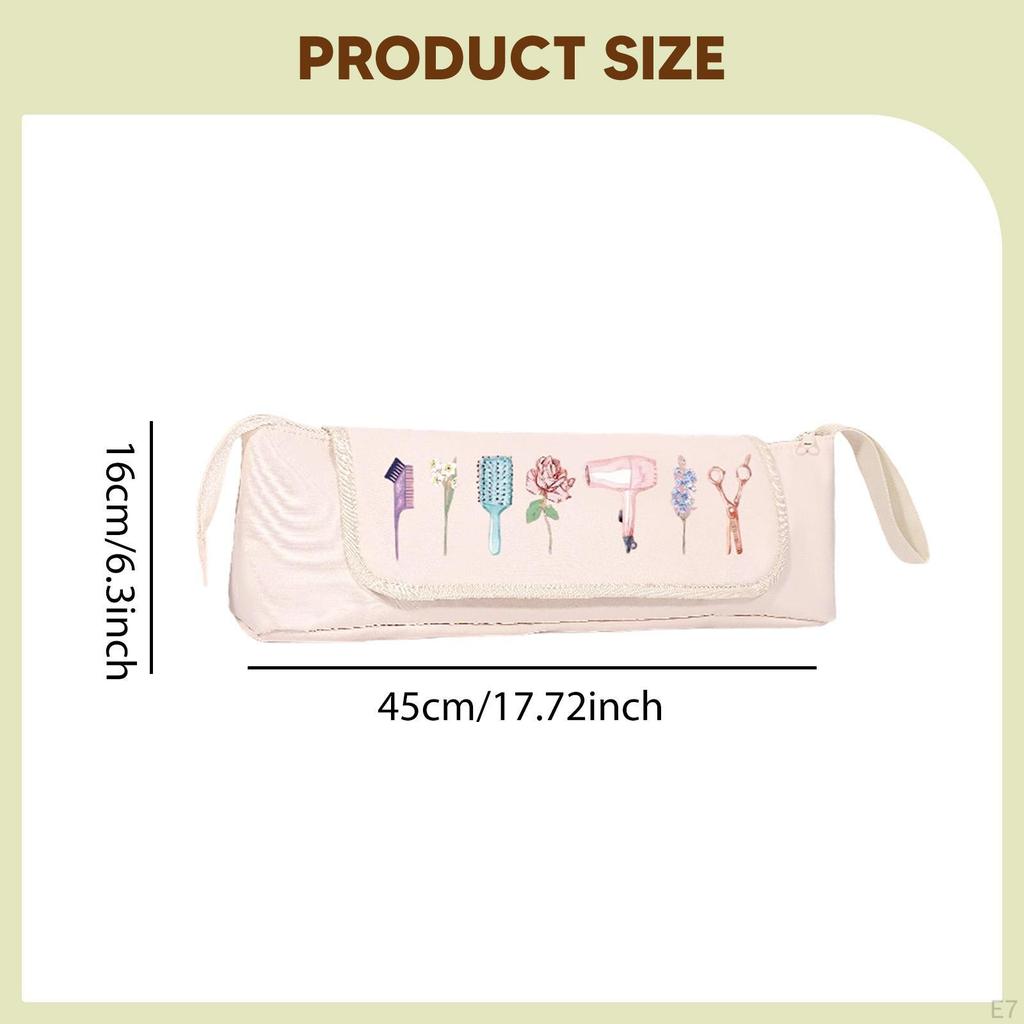 Hair Tools Travel Bag Iron Case Personal Dryer Carrying with Heat Mat Accessories