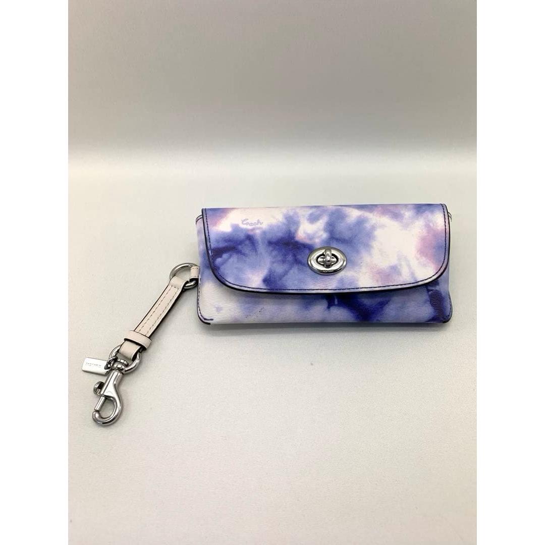 Used Coach sunglasses case glasses case tie dye pattern C4321