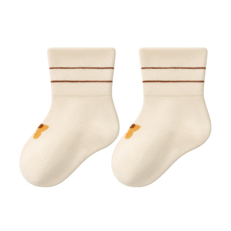 

Children s Socks For Girls Autumn Winter Soft Cotton Toddler Bow Print Elegant Baby Girl Sock 0-5Years Fashion Kids Short Socks L
