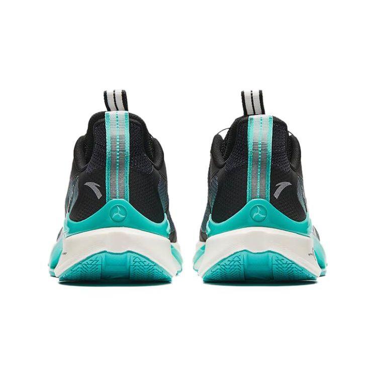 Anta Kinder Wind Chaser 6.0 Rutschfest Stoßdämpfend Abriebfest Atmungsaktiv Rückfedernd Niedrig geschnitten Laufschuhe Kinder Laufschuhe Schwarz Grün 312425517-2