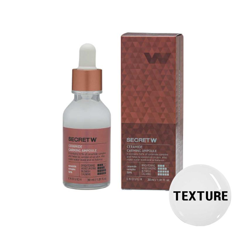 ENOUGH 5 types de secrets avec série d'ampoules pour éclaircir/carming/peptide/hyaluronique/soin des pores 30 ml (20 Options)