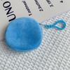 Solid Color ID Card Bag Plush Keychain Wallet New Coin Purse  Travel