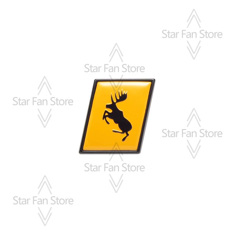 Metall Für TWIN ENGINE OCEAN RACE Entwickelter Elchtest R Design Schweden Flagge Abzeichen 3D Aufkleber Auto Kofferraum Karosserie Emblem Aufkleber