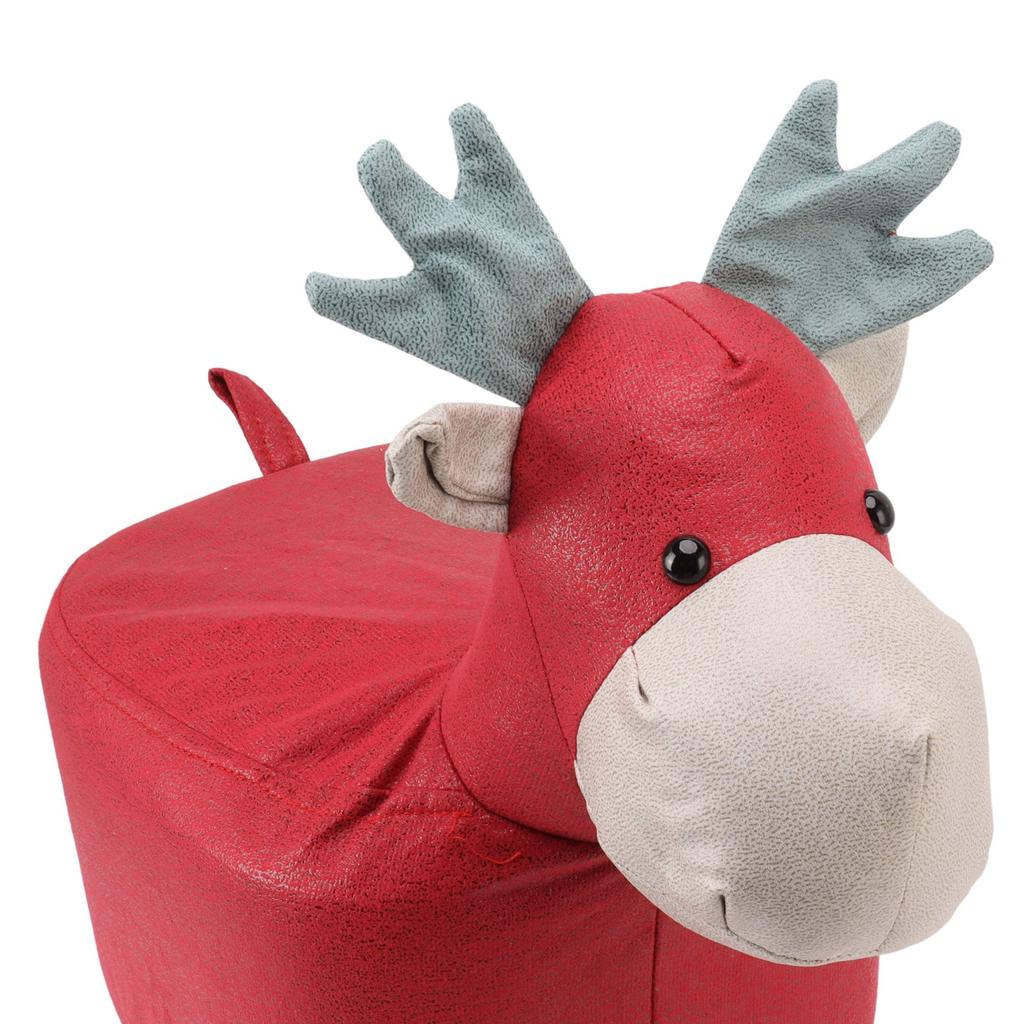 Animal Footstools Prevent Slip Cute Cartoon Giraffe Shape Soft Small Kids Stools for Home