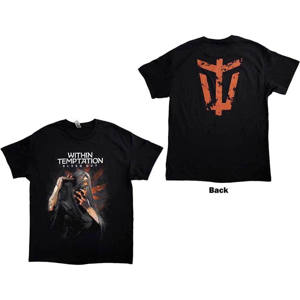 Within Temptation Bleed Out Album T-Shirt Black New L