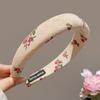 Spring Summer Women Beautiful Print Cloth Knotted Hairbands Fashion Girls Hair Hoop Accessories