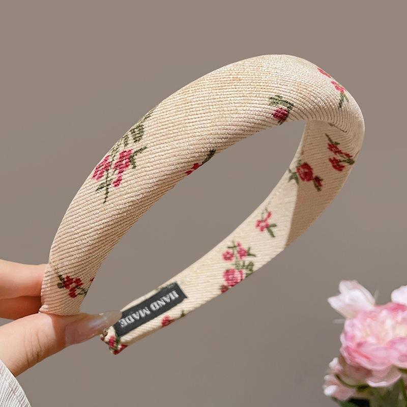 Spring Summer Women Beautiful Print Cloth Knotted Hairbands Fashion Girls Hair Hoop Accessories