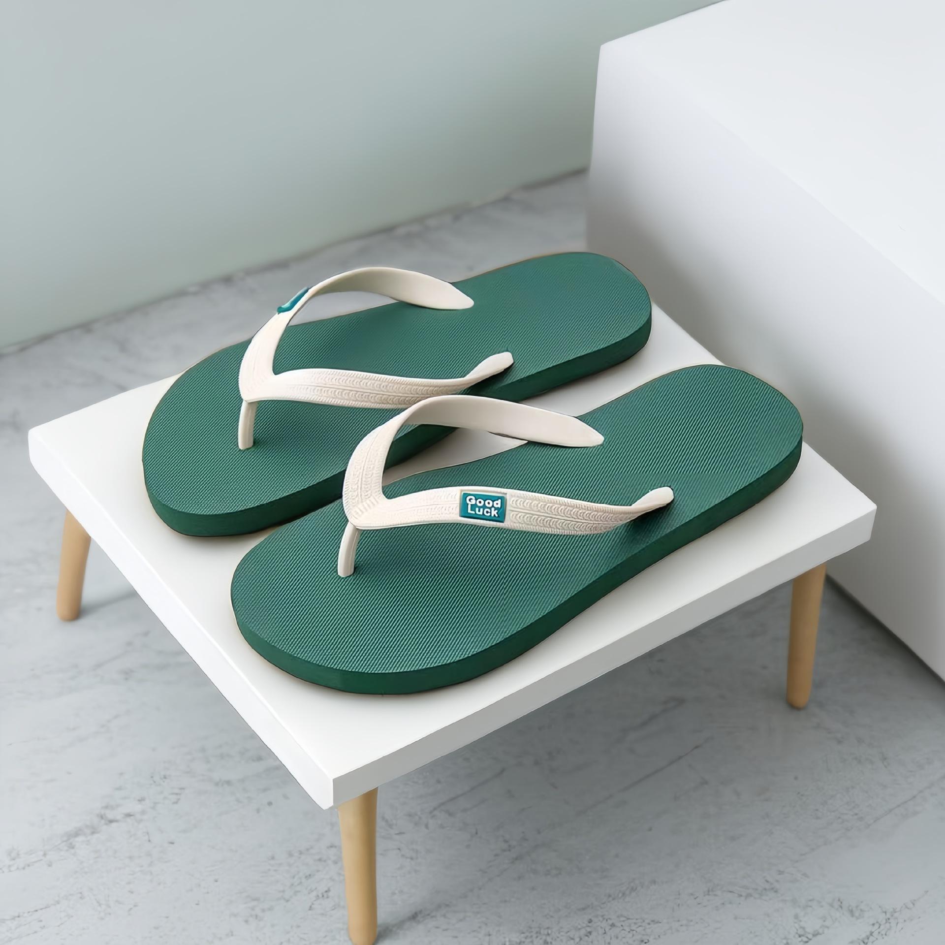 

Men s flip-flops shoes men s summer casual shoes home outdoor dual-purpose sandals two-color bottom beach men s shoes non-slip 44-45