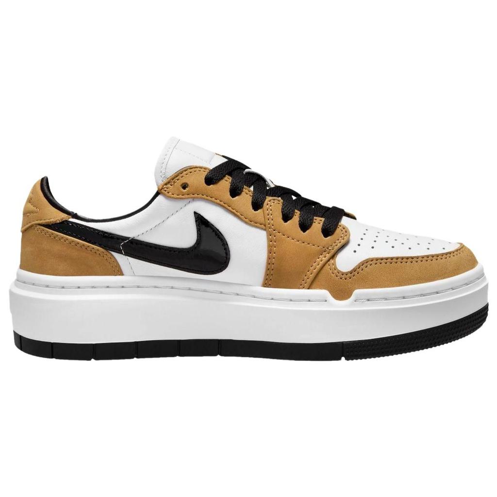 Air Jordan 1 Elevate Low Rookie of the Year Women Sneakers Brown Golden-Harvest Black DH7004-701