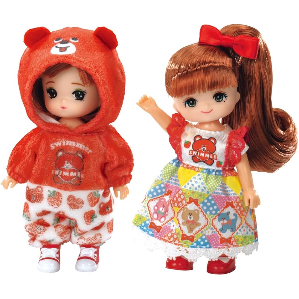 Takara Tomy Licca-chan Doll Swimmer Outfit Playset for Kids Ages 3 and Up