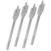4pcs High Carbon Steel Spade Drill Bit Set Cutting Thorn Wood Drill Bit Set  Drilling