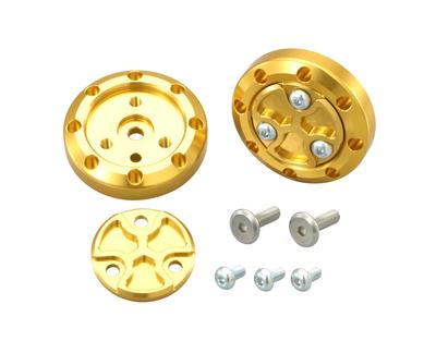 KITACO Side Marker Plate Set Gold Cygnus X '13 557-0415020