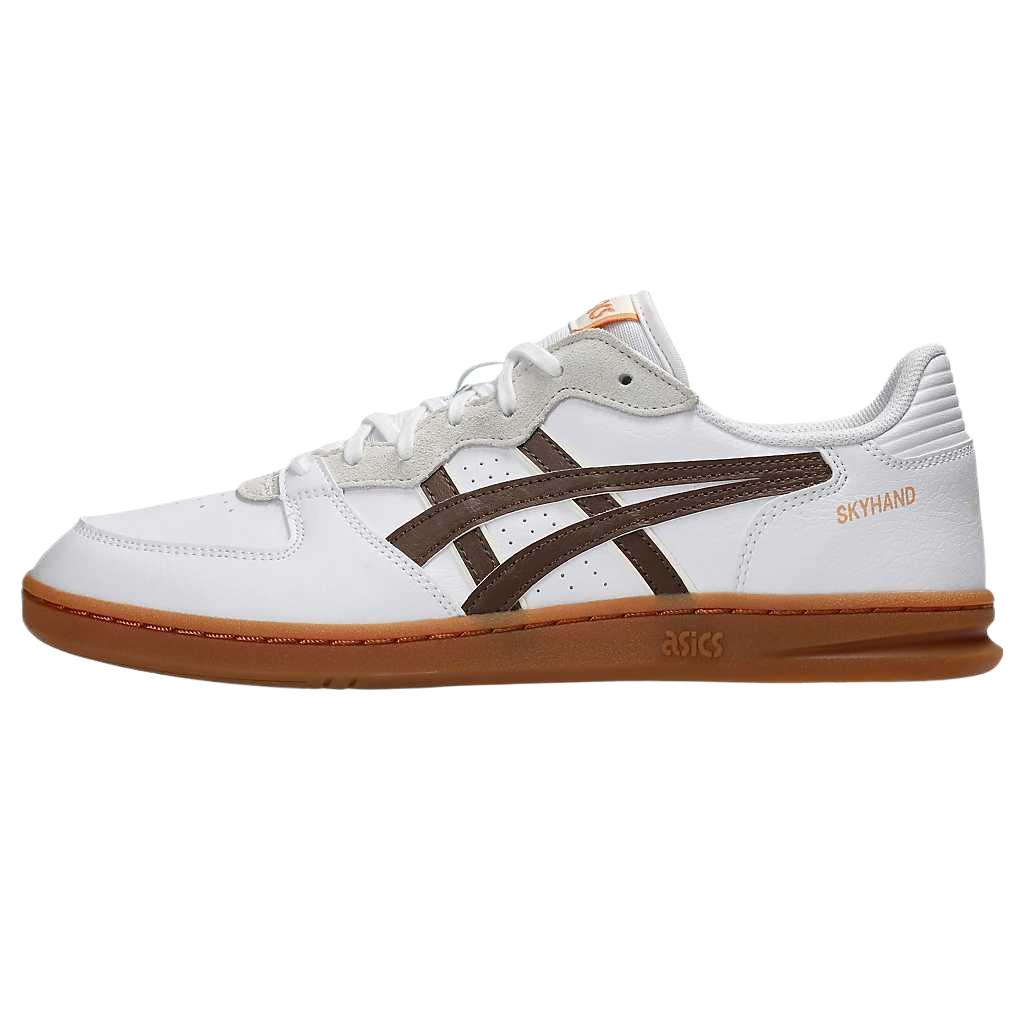 Asics Skyhand Og Synthetic Leather Round Toe Lace-Up Flat Support Cushioning Low-Top Training Shoes Men sneaker 1203A451-108 37