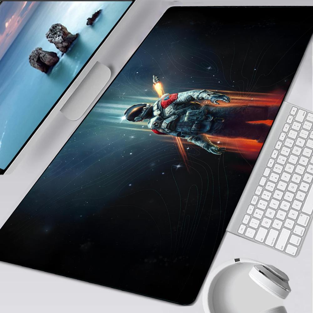 S-Starfieldes Games Mouse Pad Rubber Mat Laptop Xxl Mousepad Notebook Gamer Computer Table Gaming Accessories