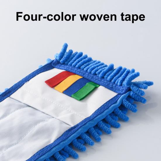 Microfiber Mop Cloth Versatile Cleaning Pads Home Office Wet Dry Mopping High Absorbency Dirt Removal Mop Rag