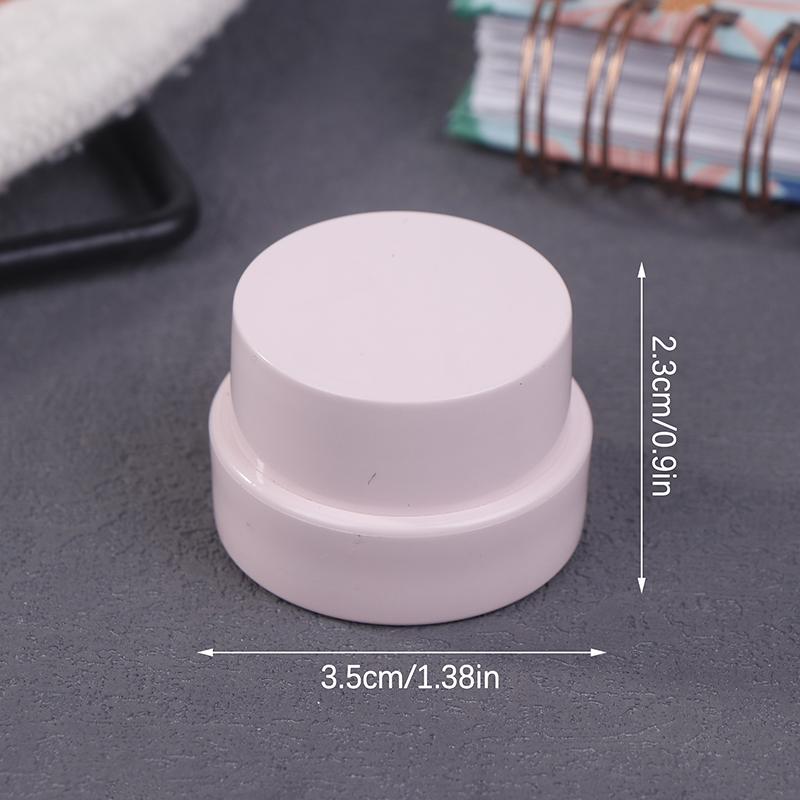 1/5 Pcs 5G Empty Plastic Nail Art Cosmetic Round Containers Jar Small Sample Cream Pot Nail Gel Powder Box Makeup Lotion Tool