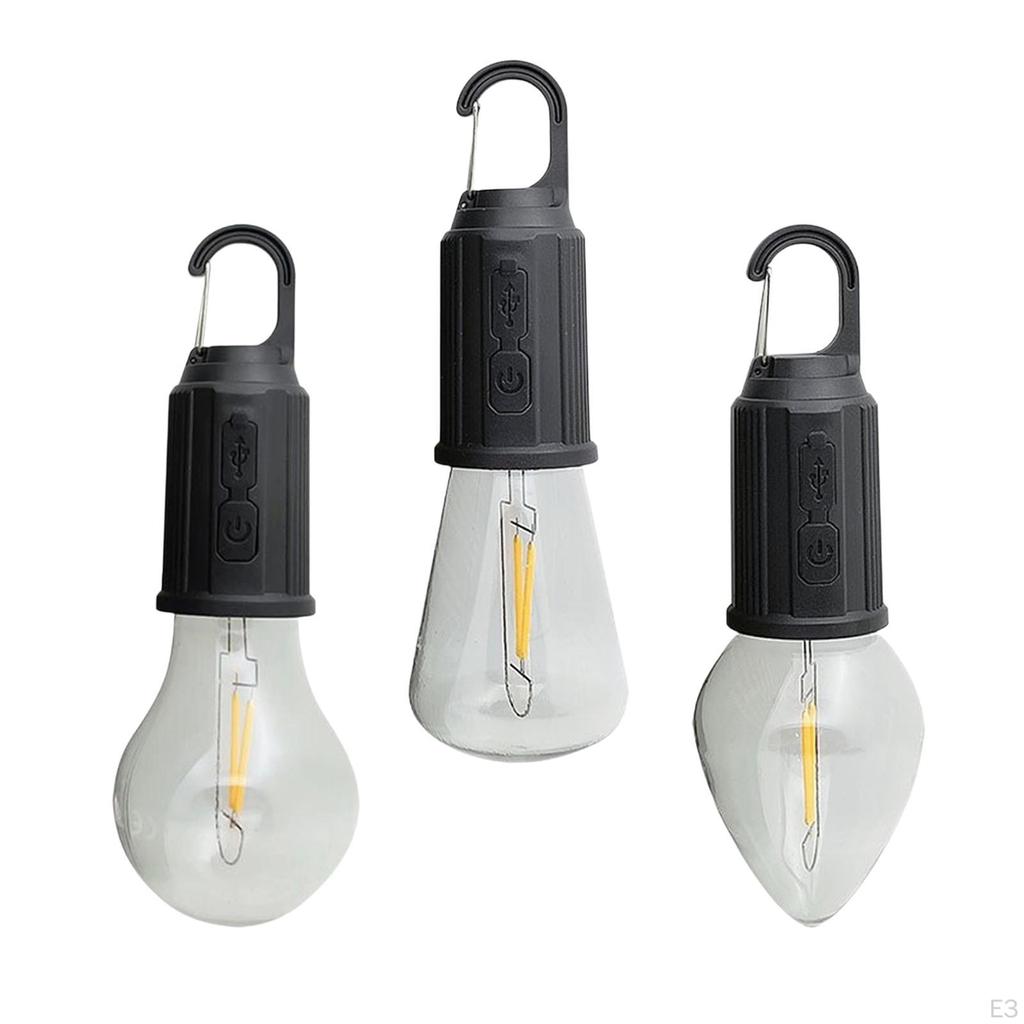 Outdoor Camping Lamp LED Mini Night Light Water Resistant USB Rechargeable Portable Lantern