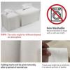 Square Decorative PU Leather Tissue Box Holder Modern Tissue Case Facial Paper Organizer Dispenser for Bathroom 5X5X5''