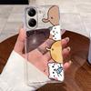 Jelly Casing For Xiaomi POCO X7 PRO 5G/Redmi Turbo 4 5G Clear Silicone Soft TPU Back Cover Cute Cat Rabbit Heart Protective Case
