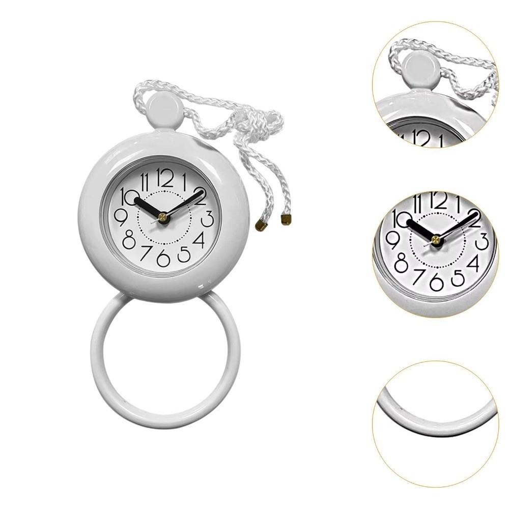 Nylon Lanyard Bathroom Clock Silent Movement Hanging Watch Wall Mounted Clock Office Decor