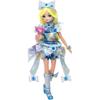 Takara Tomy Licca-chan Doll Secret Eye Print Mitsuki and Tsubasa Dress-Up Toy for Pretend Play Ages 6 and Up