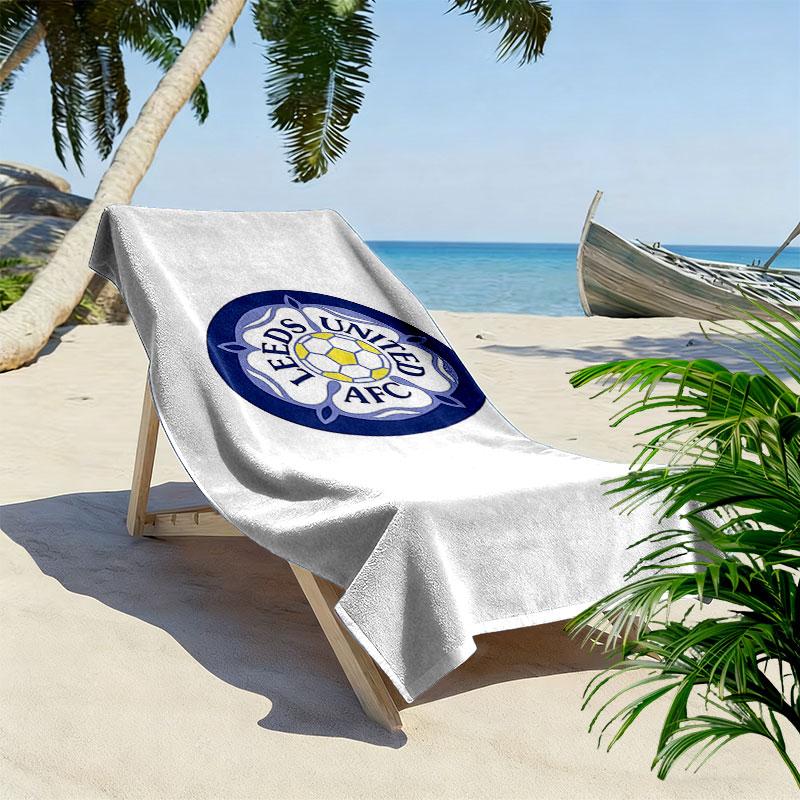 Leeds logo Beach Towel, Large Soft Quick Dry Towel for Beach Camping Swimming