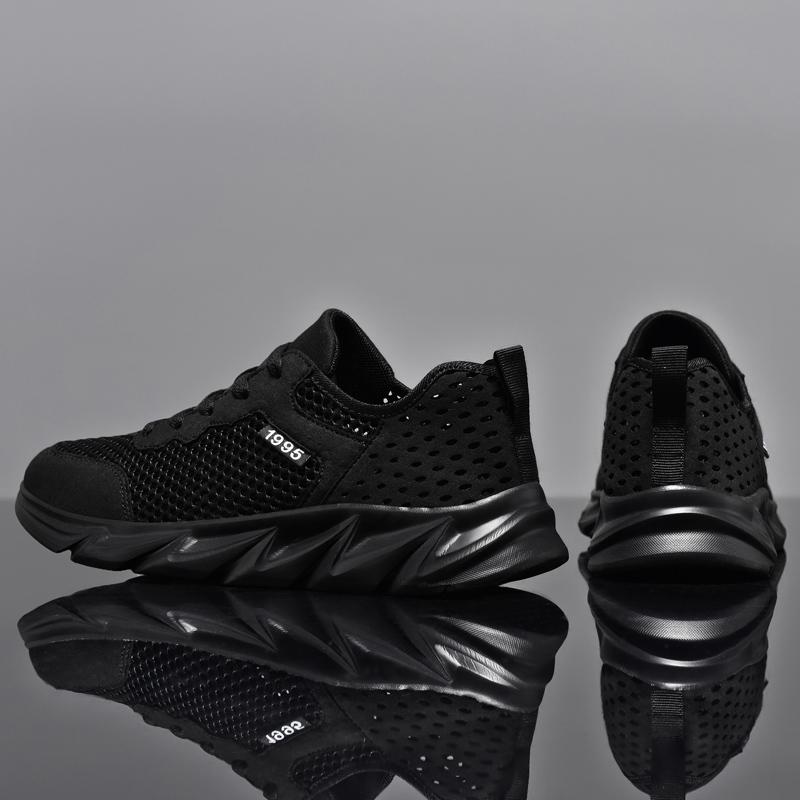 Мужские кроссовки Мужская обувь Повседневная сетчатая дышащая мужская обувь Тренажерный — фото 9