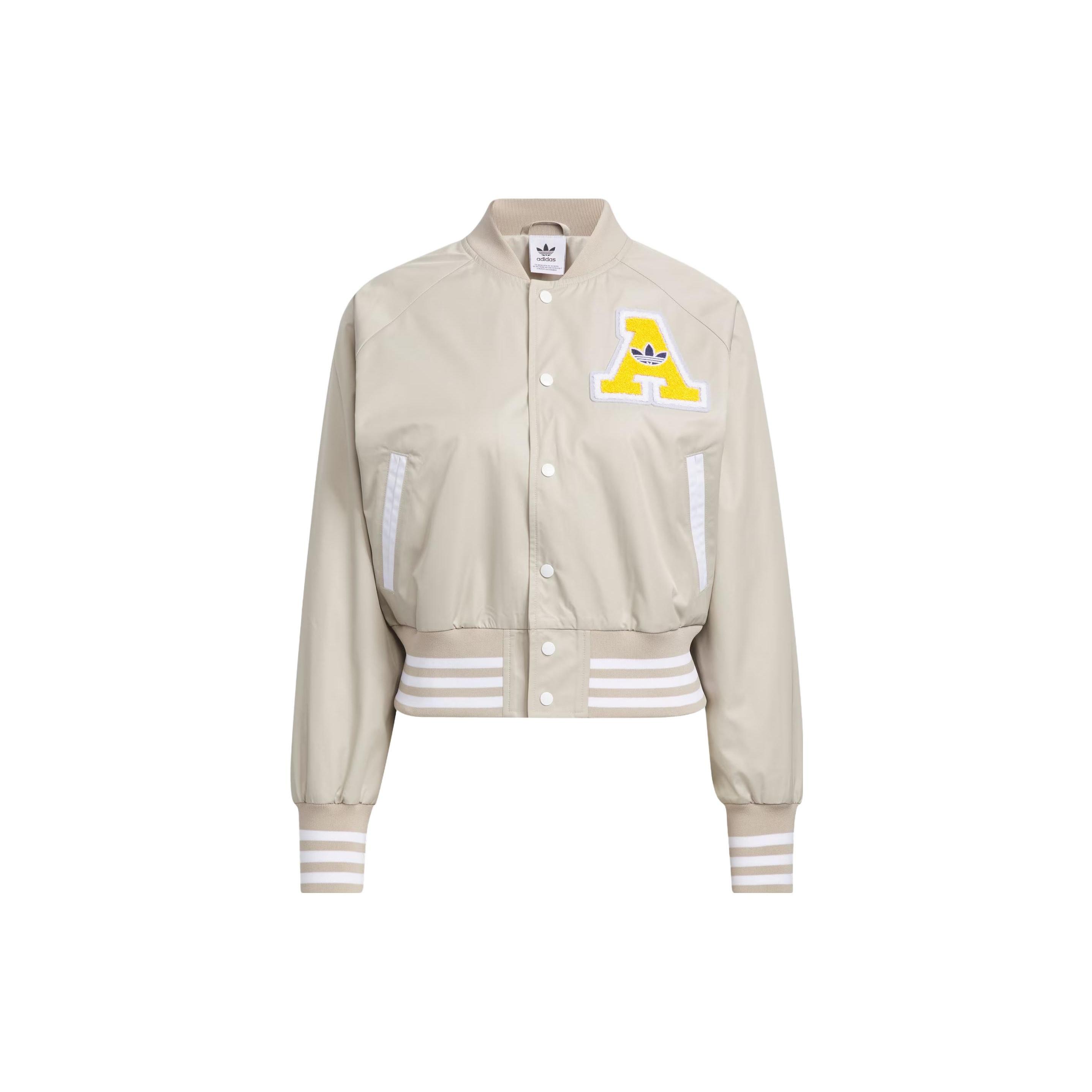(WMNS) adidas Originals Collegiate Bomber Jackets Beige Women s IU4770 XS