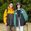 Shock Jacket for Men and Women for Autumn New American Color Block Jacket for Couples Outdoor Windproof Loose Waterproof Contrast Jacket