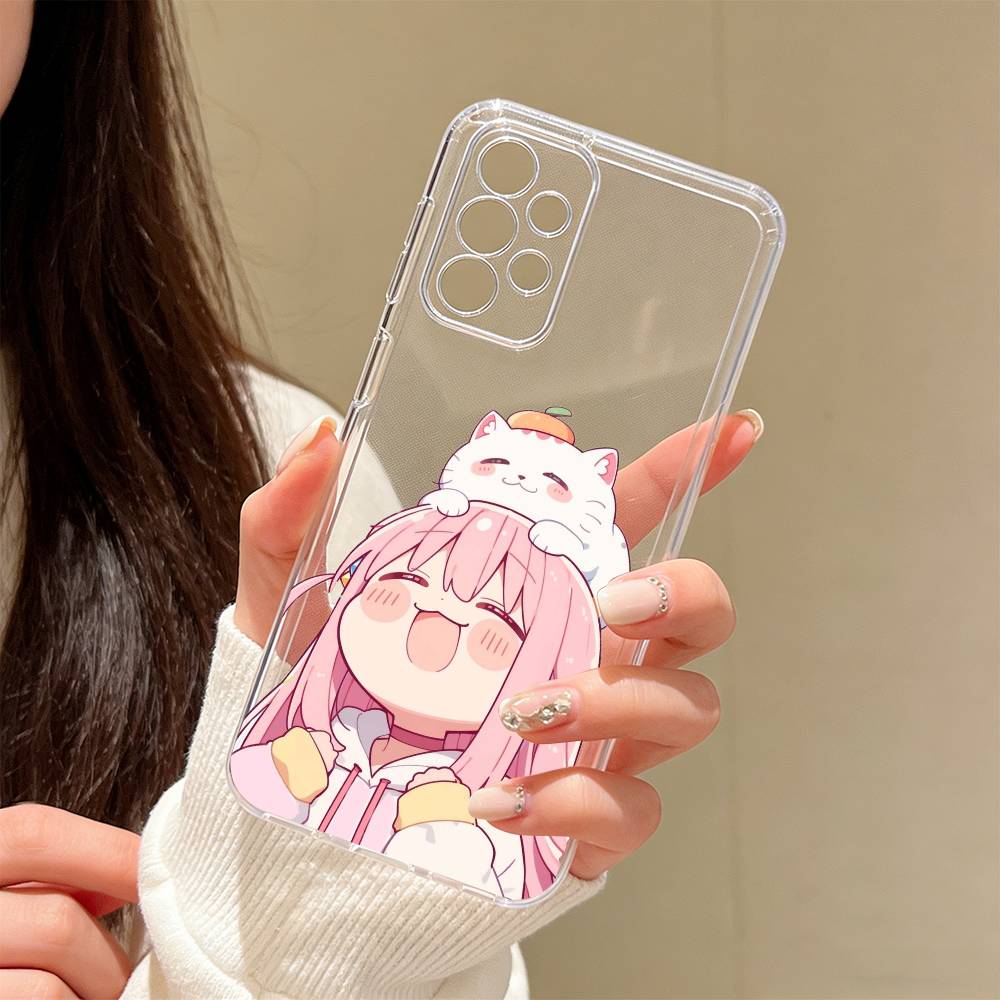 

Чехол для телефона Чиби Девочка для Samsung S25, S24, S21, S22, S23, S30, Ultra, S20, Plus, Fe Прозрачный чехол Samsung S24