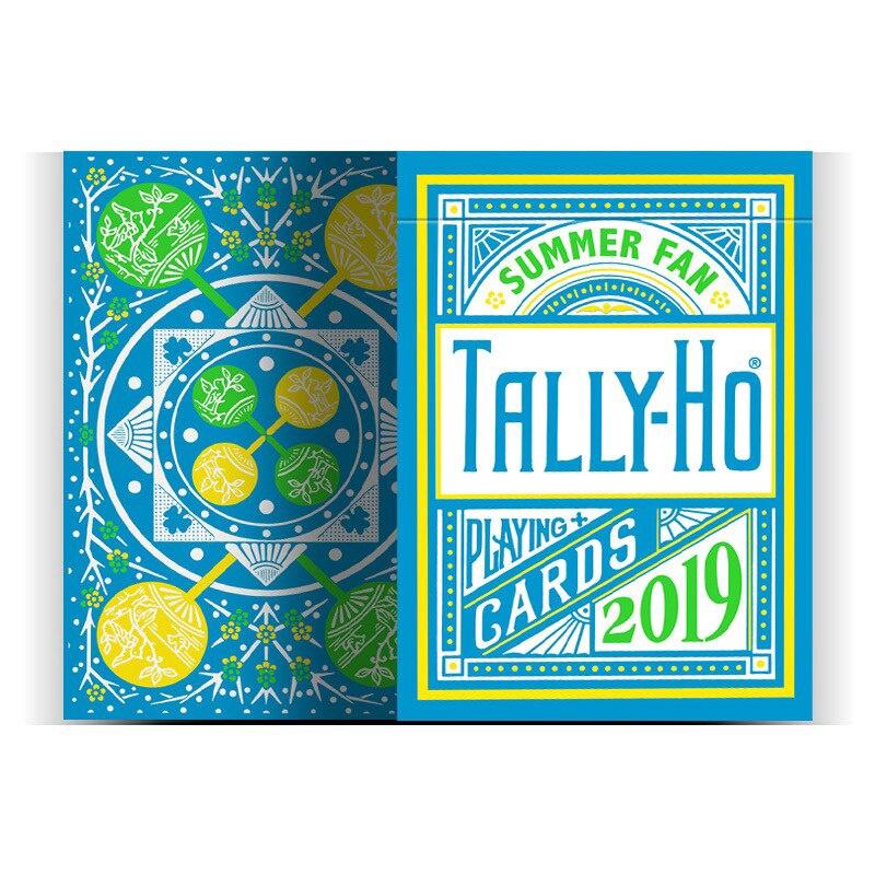 

Летние игральные карты Tally-Ho Fan 2019, велосипедная колода USPCC, карточные игры, магические трюки