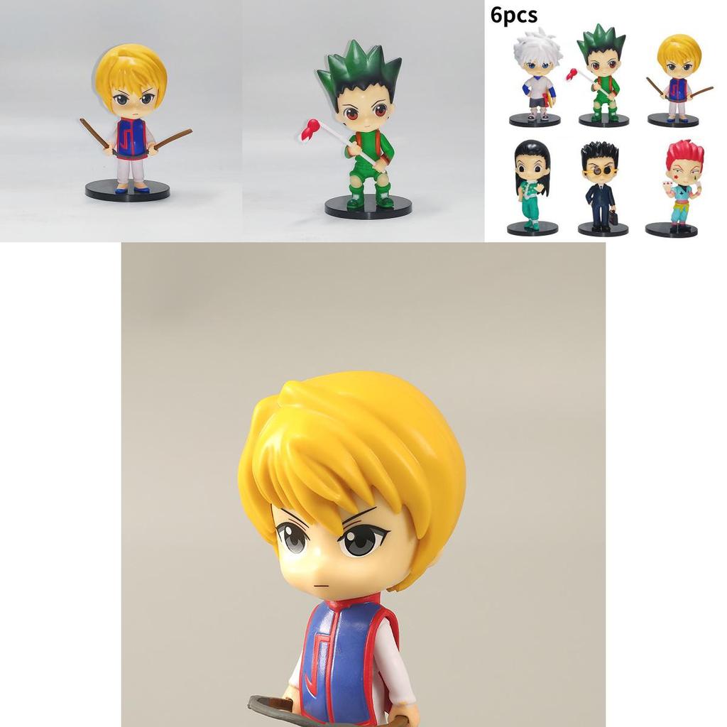 Amazing Hunter X Hunter Character Figures Set Featuring Gon Killua Kurapika Hisoka High Quality Toys