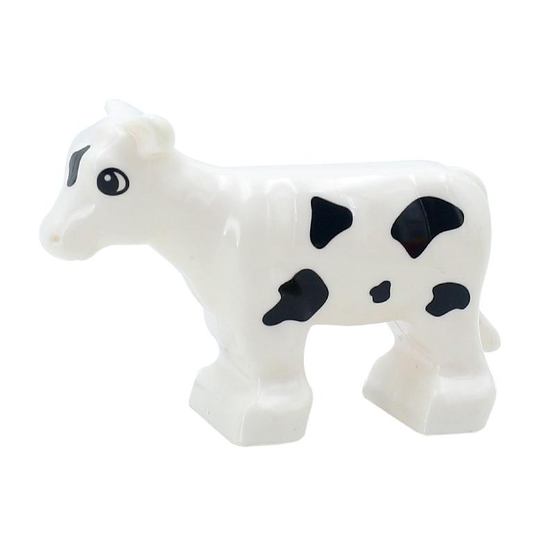 Children's Large Particle Animal Building Blocks Set - Puppy, Kitten, Butterfly, Cow, Poultry Toy Accessories