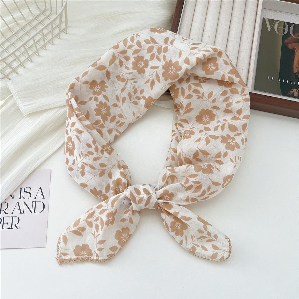 68*68cm Square Scarf Headband Accessories Handkerchief Neckerchief Hairscarf Hairscarf Bandanas
