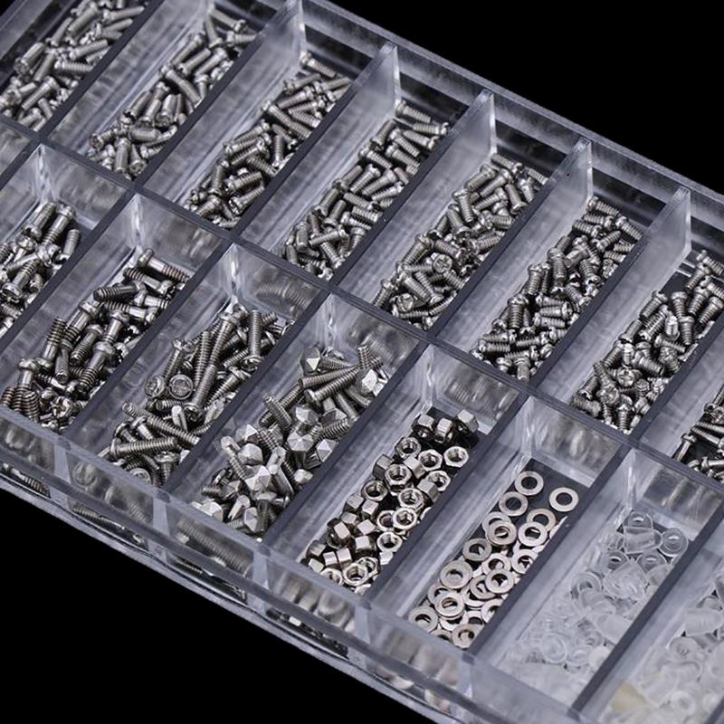 Ultimate 18-In-1 Glasses Repair Screw Kit | Precision Nose Pads, Spacer Caps & Frameless Screws For Eyeglass Adjustments & Maint