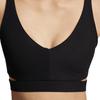 Nike Zenvy Dri-Fit Rib Moda Amigable con la Piel Transpirable Cómodo Ropa Interior Deportiva Ropa Interior de Mujer Negro HF5379-010