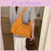Nylon Cloud Bag With Drawstring Closure For Daily Casual Use