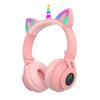 Unicorn Cat Ear LED Bluetooth Wireless Headphones