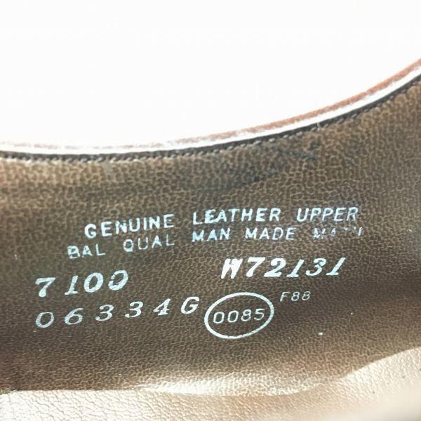 CLOUD CLUB Handgjorda USA Vintage U-tå Affärsskor Mörkbruna Ca. Storlek 27.028.0 Herr(BEGAGNAD)