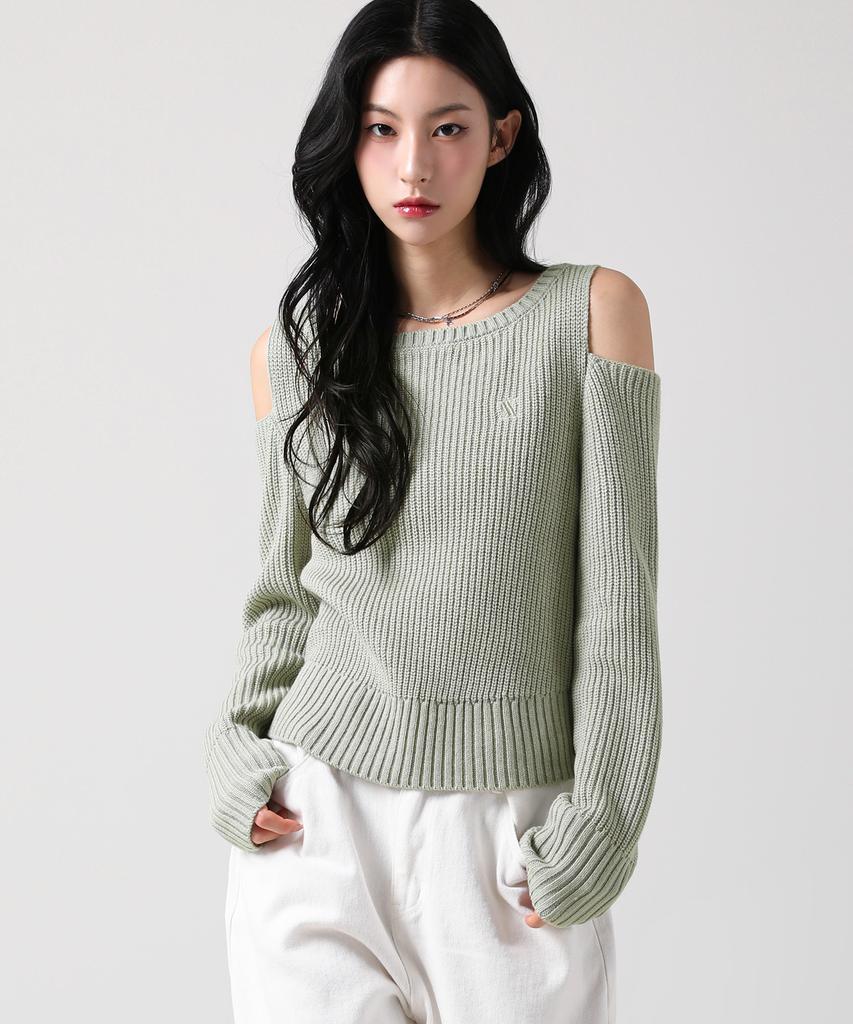 AVANDRESS Noga Shoulder Cut-Out Knit Black