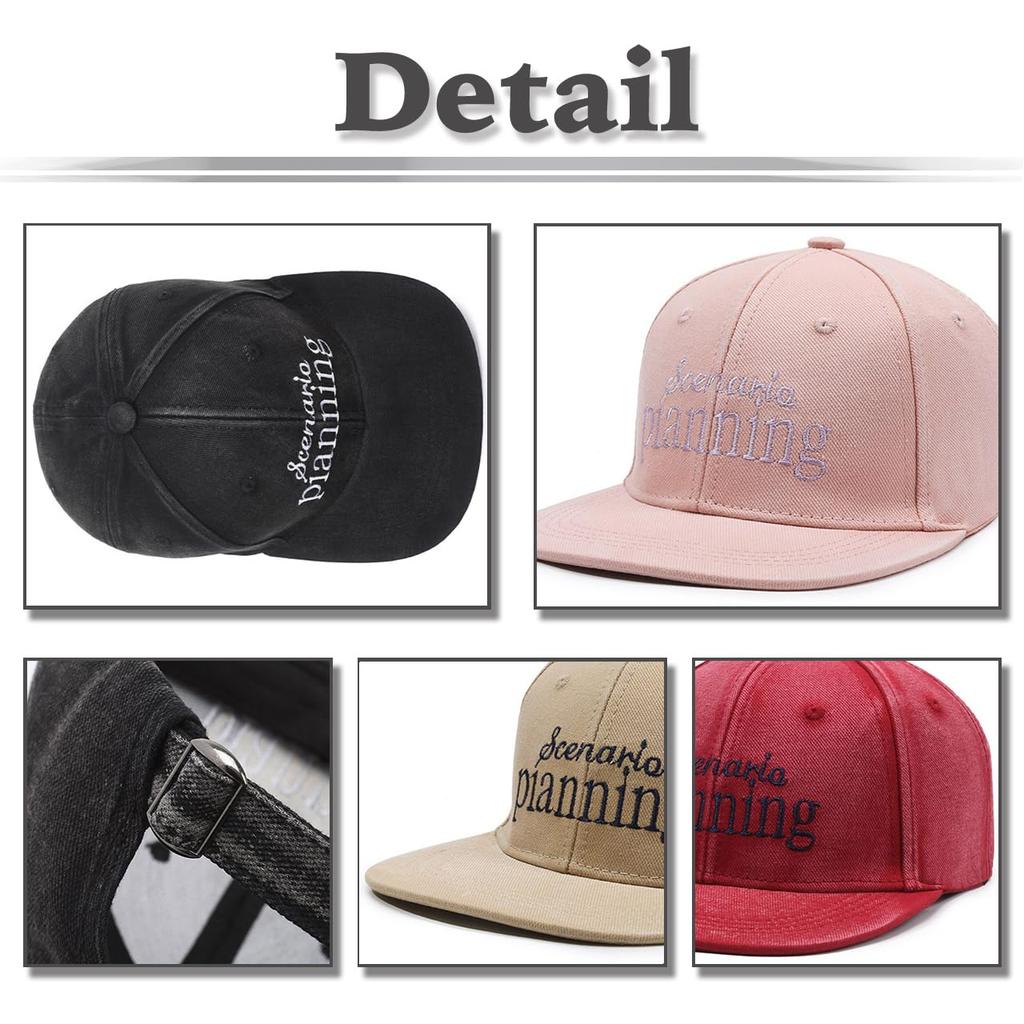 Hat Cap Embroidered Snapback Street Style Stylish CZA204 [White Fang] Men's Women's (Black)