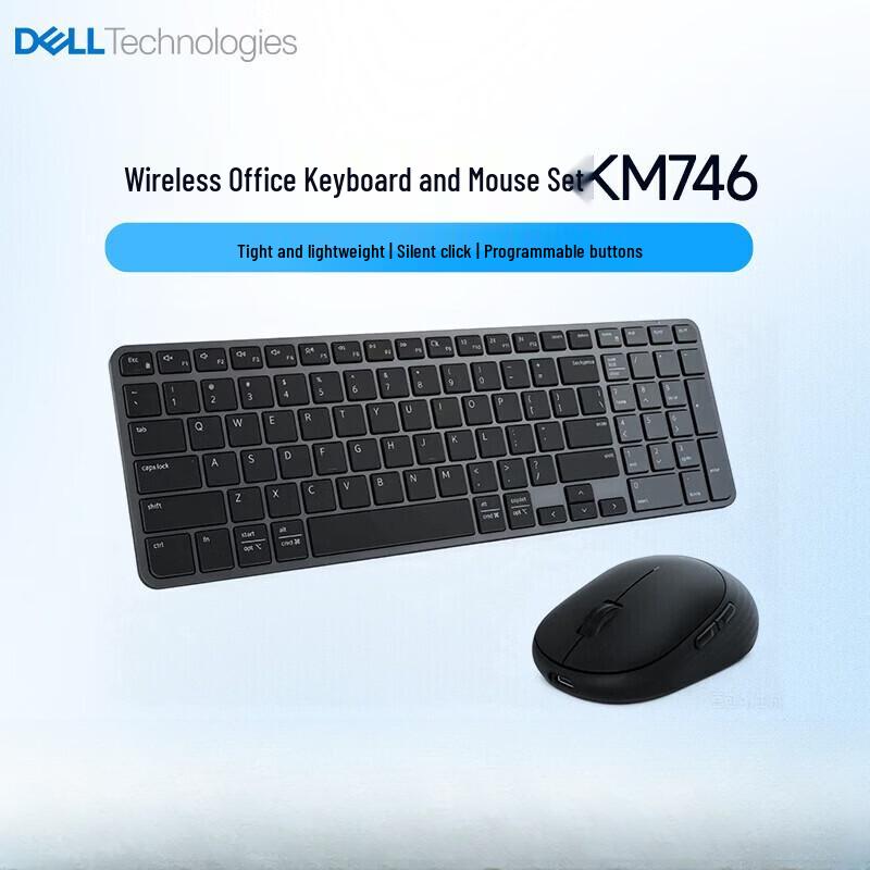 Dell KM746 Wireless Keyboard and Mouse Combo