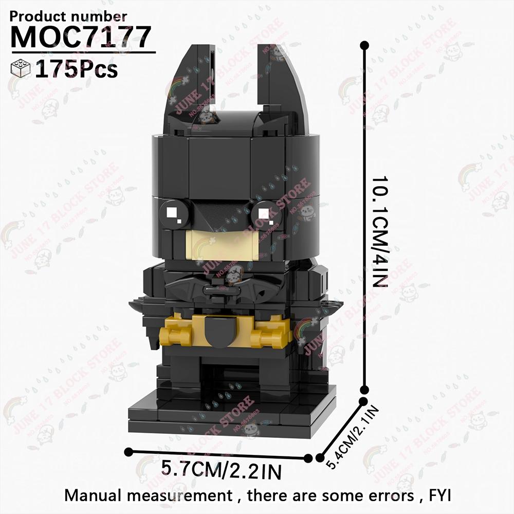 MOOXI Superhero Brickheadzed MOC Brick Movie Figure Doctor Doom Witch Kingpins Scale Model Compatible Building Block Toy Children Gift Present